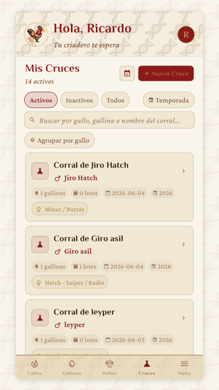 Cruces y corrales